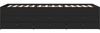 vidaXL Tagesbett mit Schubladen ohne Matratze Schwarz 100x200 cm 3280868 Bild 4