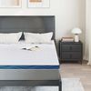 vidaXL Matratzenauflage, Jacquard-Stoff weiß, Höhe 6 cm, 140x190 cm Bild 3