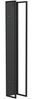 DanDiBo Kaminholzregal Innen Metall Schwarz Kaminholzständer 160 cm mit Rückwand an der Wand Hängend 96540 Holzkorb Kaminholzhalter Holzregal Bild 5