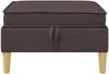 vidaXL Sofa-Hocker mit Stauraum Dunkelbraun Stoff 42027126 Bild 4