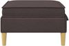 vidaXL Sofa-Hocker mit Stauraum Dunkelbraun Stoff 42027126 Bild 5