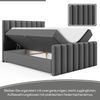 Best for Home Boxspringbett mit Bettkasten Trinity K10 Lux, mit Bettkasten, inkl. 7 cm Topper (140x200 160x200 180x200 200x200 cm), Verschiedene Liefermöglichkeiten, TOP Preis-Leistungs-Verhältnis Bild 4