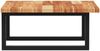 vidaXL Waschbeckenregal Wandmontage Stahl und Akazienholz 3302769 Bild 5