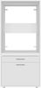 Forte WASHCAB Waschschrank 60 70, moderner Schrank zur Aufbewahrung von Waschmaschine oder Trockner, 2 Schubladen, Badezimmer, Holzwerkstoff, Weiß, 66,8 cm breit x 142,4 cm hoch x 67,5 cm tief Bild 2
