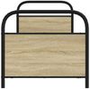 vidaXL Bettgestell ohne Matratze 80x200 cm Sonoma-Eiche Holzwerkstoff 4100267 Bild 4