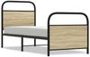 vidaXL Bettgestell ohne Matratze 80x200 cm Sonoma-Eiche Holzwerkstoff 4100267 Bild 2