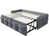STILVORA Schlafsofa mit Ausziehbett,90/180×190 Daybett Tagesbett mit Lattenrost,Samt, Polsterbett Ausziehbar 90/180x190 cm, Teddy-Samt Schlafsofa mit Lattenrost, Platzsparend, Multifunktional für Wohnzimmer & Gästezimmer, mit Relaxfunktion Bild 3