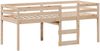vidaXL Hochbett mit Dach 90x190 cm Massivholz Kiefer 3282016 Bild 5