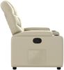 vidaXL Relaxsessel Creme Kunstleder 372466 Bild 4