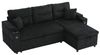 i@home Schlafsofa Modernes 3-Sitzer-Sofa mit Stauraum & Schubladenbett, Hydraulische Chaiselongue, USB-C-Ladestation, Becherhalter Bild 4