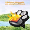 VIVIHEYDAY LED Solarleuchte 3/6 Stück Solar Bodenleuchten mit Pfotenabdruck, Solarleuchten, für Garten, Led Solar Gartenleuchten, Solarlampen, für Garten Rasen Gehweg Patio Bild 4
