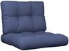 vidaXL Palettenkissen 2 Stk. Marineblau Stoff 378058 Bild 2