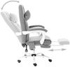 vidaXL Massage-Bürostuhl Grau Stoff [20318] Bild 5