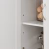 SoBuy FKW71-WN Kücheninsel, MDF, Melamin, Weiß, 115 x 92 x 71 cm Bild 4