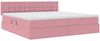 vidaXL Aufbewahrungsbett mit Matratze Rosa 200 x 200 cm Samt 3370904 Bild 5