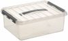 Sunware Aufbewahrungsbox Q-Line mit Deckel 40 x 30 cm 12 L transparent Bild 3