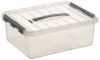 Sunware Aufbewahrungsbox Q-Line mit Deckel 40 x 30 cm 12 L transparent Bild 2