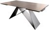 KAWOLA Ausziehtisch BENNO Esszimmertisch Keramik dunkelgrau 160 x 90 cm Bild 3