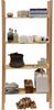 Trend Line Wandregal Lattenregal 170 x 80 x 28,5 cm 4 Holzböden 200 kg Bild 2
