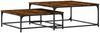 vidaXL Satztische 2 Stk. Räuchereiche Holzwerkstoff 832820 Bild 2