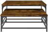 vidaXL Satztische 2 Stk. Räuchereiche Holzwerkstoff 832820 Bild 5