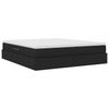 vidaXL Aufbewahrungsbett mit Matratze Schwarz 160 x 200 cm Polyester 3370238 Bild 5