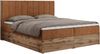 Boxspringbett, Schlafzimmerbett, Bettkasten - BELLISSIMO - 140 x 200 cm - Orange Stoff - H3 Bild 4