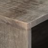 vidaXL TV-Schrank Grau 130x30x46 cm Raues Mango-Massivholz 282743 Bild 5