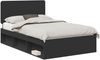 vidaXL Bettrahmen Schwarz 135 x 190 cm Massives Kiefernholz 3412498 Bild 2