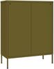 vidaXL Schubladenschrank Olivgrün 80x35x101,5 cm Stahl 336144 Bild 5