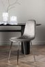 ebuy24 Esszimmerstuhl 2er Set Eva Esszimmerstuhl Velour hellgrau. (2 St) Bild 2