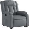 vidaXL Relaxsessel mit Aufstehhilfe Elektrisch Grau Kunstleder 3205281 Bild 4