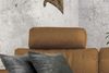 KAWOLA Sofa LOLA Ecksofa XL Stoff cognac mit motorischer Relaxfunktion Recamiere links 84 x 178 x 304 cm Bild 5