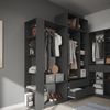 Kleiderschrank Elmo Anthrazit 80 x 200 cm 2er Set Vicco Bild 5