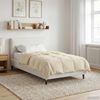 vidaXL Ganzjahresbettdecke Gepolstert Creme 155 x 200 cm Mikrofaser 42026063 Bild 4