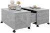 vidaXL Couchtisch Betongrau 75x75x38 cm Holzwerkstoff 806871 Bild 3