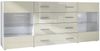 Sideboard Kommode Bari V2, Korpus in Weiß matt / Front in Creme Hochglanz (166 x 72 x 35) Bild 4