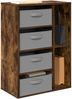 vidaXL Sideboard mit Schubladen Geräucherte Eiche 60 x 33,5 x 84 cm 8000472 Bild 3