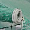 vidaXL Polytunnel Gewächshaus Begehbar & Mobil Stahlrahmen 18 m² 42911 Bild 5