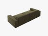 Micadoni 3-Sitzer Sofa Jodie Samt Bluvel Grün Bild 4