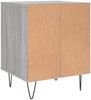 vidaXL Nachttisch, Holzwerkstoff, 40 x 35 x 50 cm, Grau Sonoma Bild 4