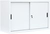 Schiebetürenschrank Schiebetüren Büro Aktenschrank Sideboard aus Stahl Weiß 750 x 1600 x 450 mm (Höhe x Breite x Tiefe) 550137 Bild 2