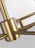 Elstead Lighting Apollo 5-Light Kronleuchter 5-flammig G9 messingfarben matt Bild 2