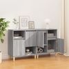 vidaXL Sideboards 2 Stk. Grau Sonoma 60x35x70 cm Holzwerkstoff 3185725 Bild 3