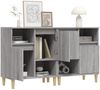 vidaXL Sideboards 2 Stk. Grau Sonoma 60x35x70 cm Holzwerkstoff 3185725 Bild 4