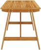 vidaXL Garten-Esstisch 140x70x73,5 cm Akazie Massivholz 312406 Bild 3