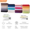 Hometex Premium Textiles Spannbettlaken Jersey-Bettlaken aus 100% Baumwolle, Gummizug: rundum, Viele Größen, vielseitige Nutzung Bild 3
