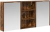 vidaXL Badezimmerschrank-Set 3 pcs 126 x 16 x 62,5 cm Holzwerkstoff 3403828 Bild 2