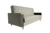 Beautysofa Schlafsofa Bamako, Sofa mit Schlaffunktion und Bettkasten, Polstersofa im skandinavischen Stil, Couch mit Holzbeine Bild 2
