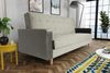 Beautysofa Schlafsofa Bamako, Sofa mit Schlaffunktion und Bettkasten, Polstersofa im skandinavischen Stil, Couch mit Holzbeine Bild 5